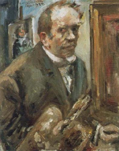 Lovis Corinth self portrait with palette china oil painting image